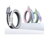 USAMS Kabe PD 60W USB-C/USB-C 1,2m zielono fioletowy - 1569075 - zdjęcie 3